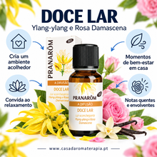 Óleos essenciais para difusor 30ml bio | Doce Lar Pranarôm