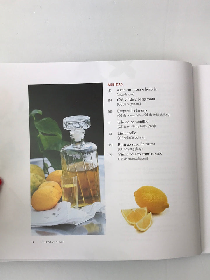 Livro Óleos essenciais para a cozinha e o bem estar | Mélinda Wilson