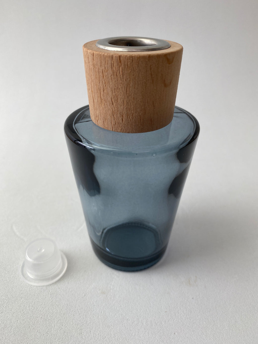 Frasco de Vidro Azul e Tampa para Mikado ***