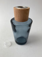 Frasco de Vidro Azul e Tampa para Mikado ***