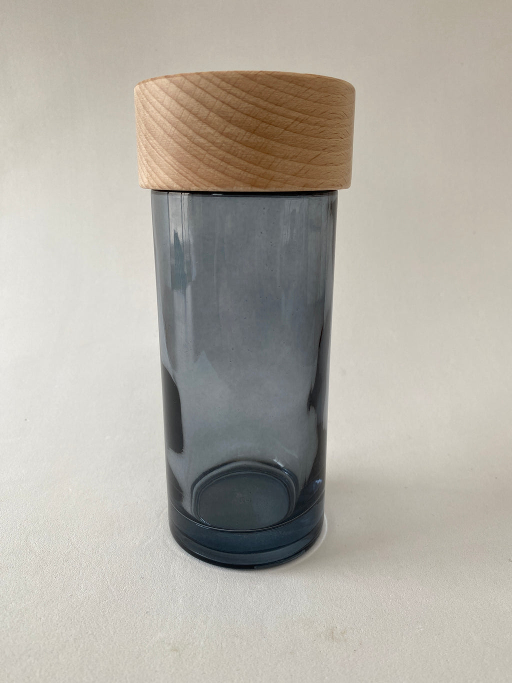 Frasco de Vidro Azul e Tampa para Mikado ***