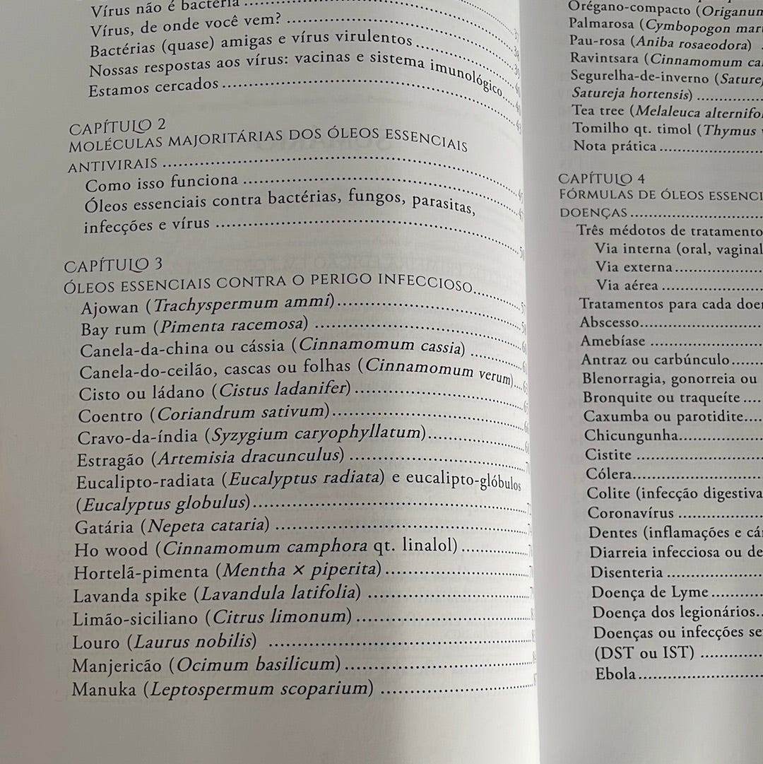 Livro Óleos essenciais antivirais ***