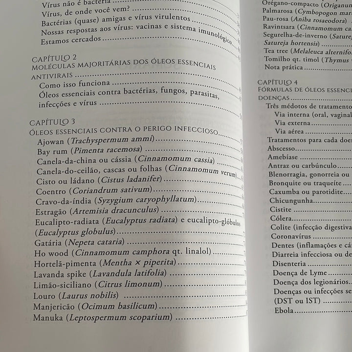 Livro Óleos essenciais antivirais ***