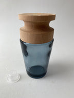 Frasco de Vidro Azul e Tampa para Mikado ***