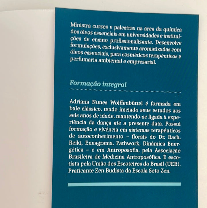 Livro Base da Química dos OEs e Aromaterapia | Adriana Nunes Wolffenbüttel