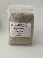Argila Verde Superfina em Pó - 1kg
