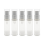 Frasco 5ml transparente com dispensador Airless (Pack 5) %