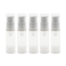 Frasco 5ml transparente com dispensador Airless (Pack 5) .