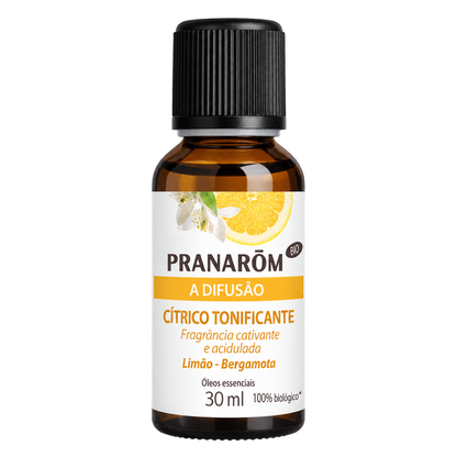 Óleos essenciais para difusor 30ml bio | Cítrico Tonificante Pranarôm