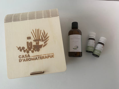 Kit Conforto de Inverno  (3 óleos + caixa madeira)