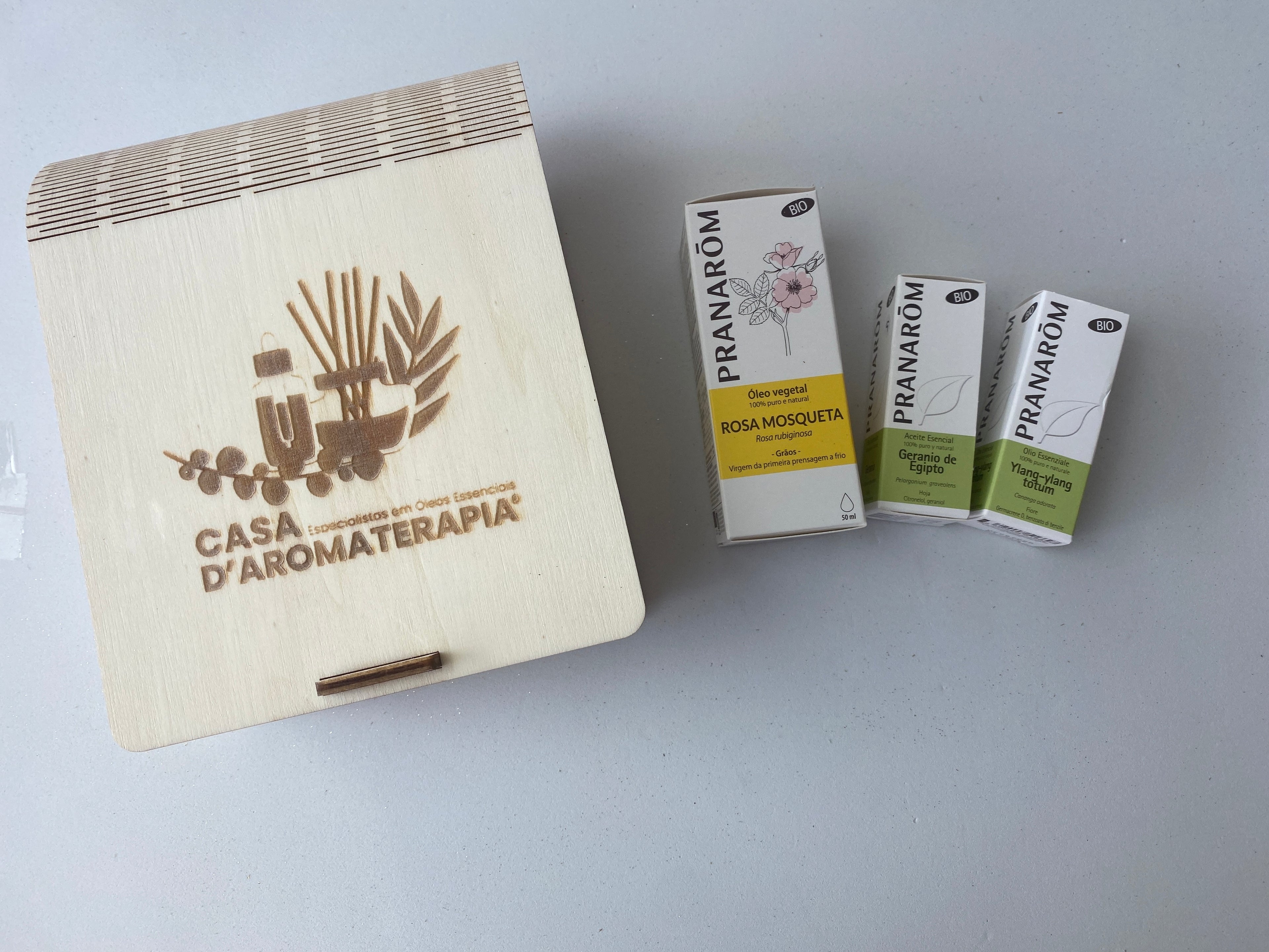 Kit Beleza Natural (3 óleos + caixa madeira)