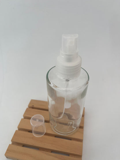 Frasco 125ml de Vidro Transparente com Bomba Spray ***