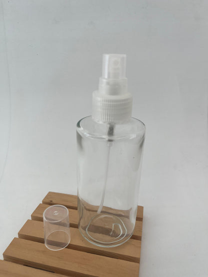 Frasco 125ml de Vidro Transparente com Bomba Spray ***