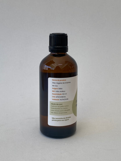 Óleo Vegetal de Semente de Uva  | Vitis vinifera | 100ml