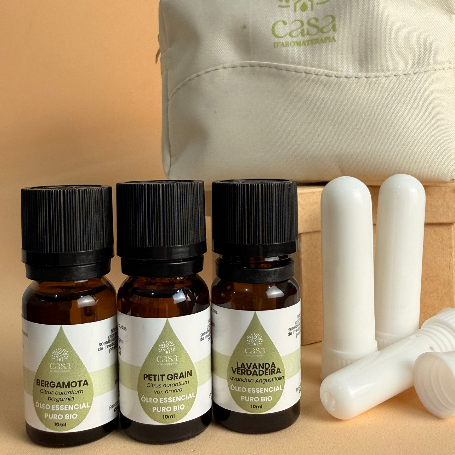 Trio Tranquilo | Kit para Calma e Sono (Lavanda + Petit-Grain + Bergamota + ofertas)