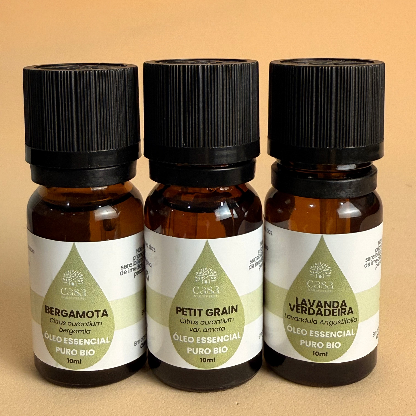 Trio Tranquilo | Kit para Calma e Sono (Lavanda + Petit-Grain + Bergamota + ofertas)