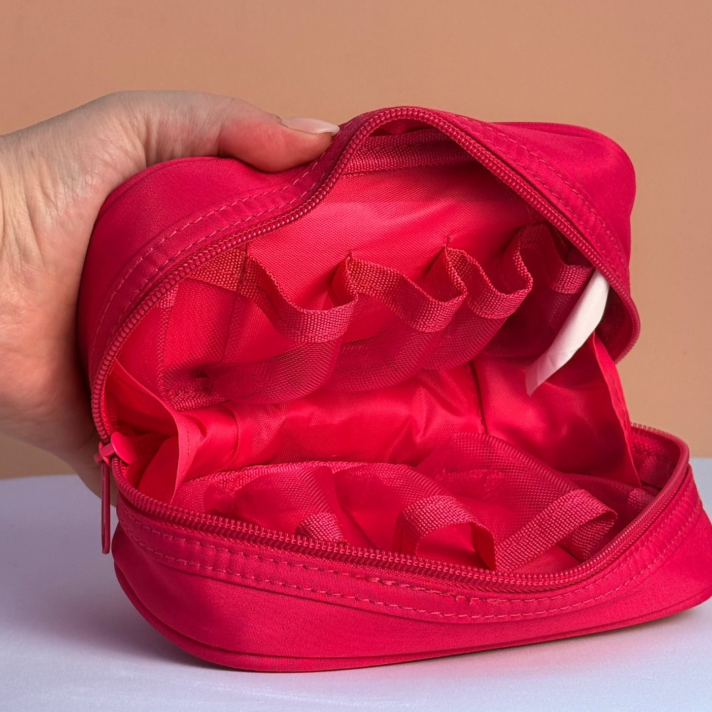 Bolsa para transporte 10 óleos essenciais (rosa)