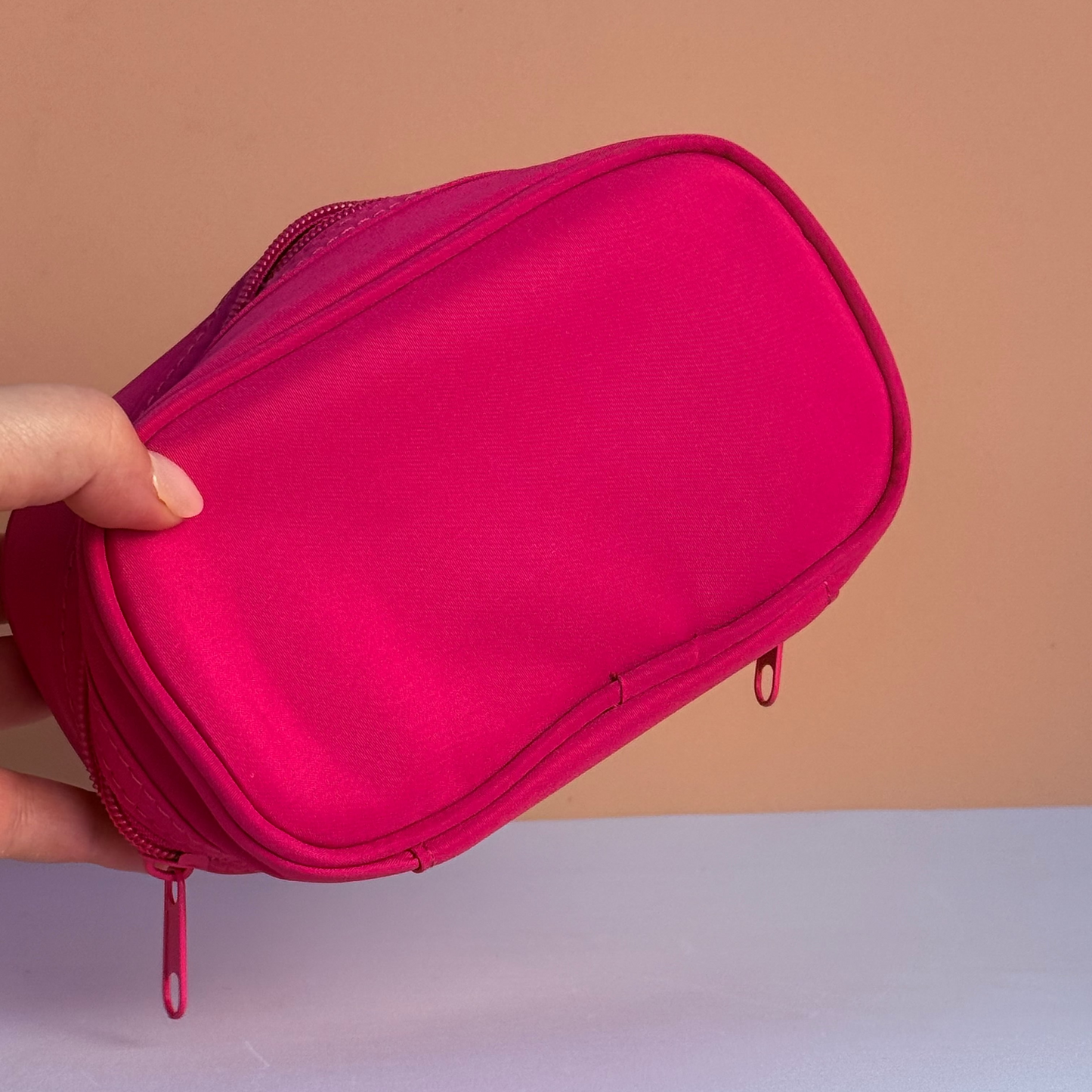 Bolsa para transporte 10 óleos essenciais (rosa)
