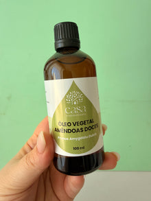 Óleo Vegetal de Amêndoas Doces  | Prunus Amygdalus Dulcis | 100ml  | Casa d'Aromaterapia %