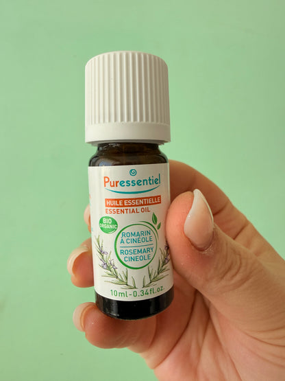 Óleo Essencial Alecrim qt.Cineol | Rosmarinus officinalis | BIO | 10ml | Puressentiel %