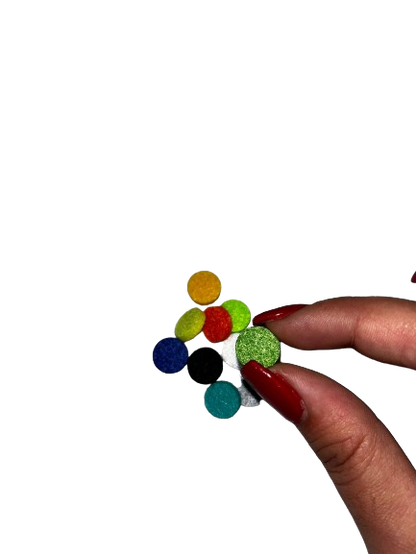 10 discos coloridos para pulseira (10mm)