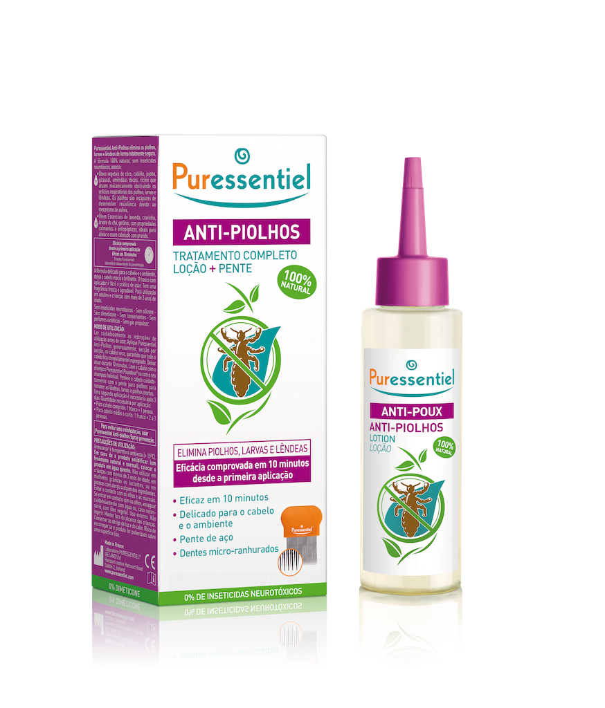 Anti-Piolhos Loção + Pente 100ml .