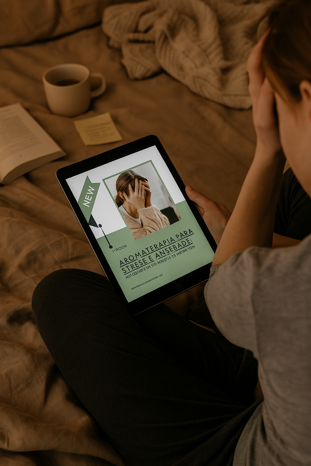 E-Book |  Aromaterapia para Stress e Ansiedade (envio por e-mail)