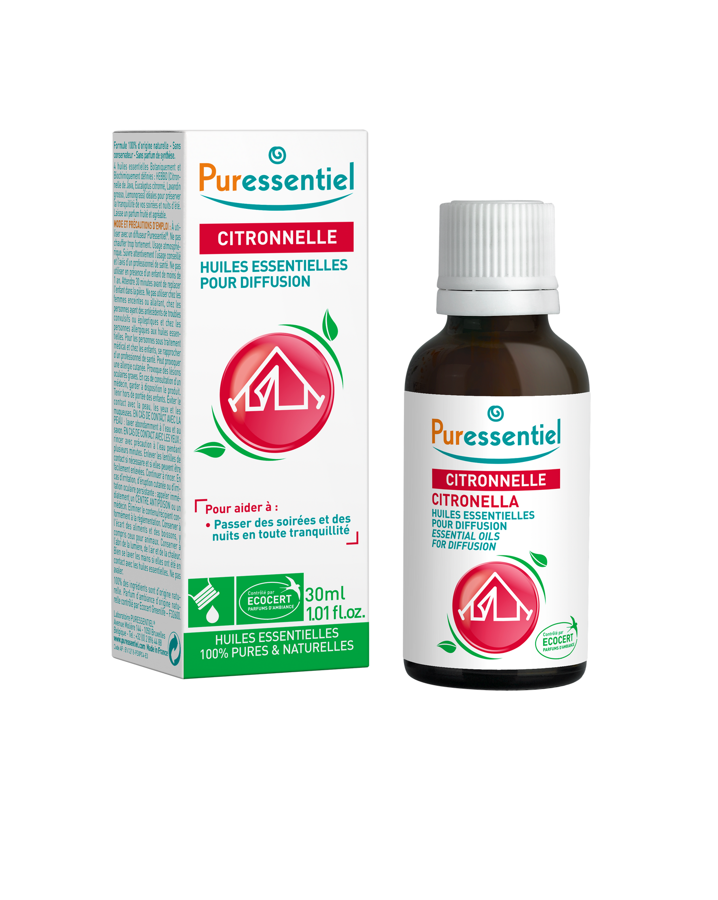 Mistura Citronela para Difusão 30 ml .