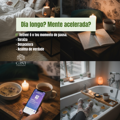 Óleo Essencial Vetiver | Vetiveria zizanoides | 5ml