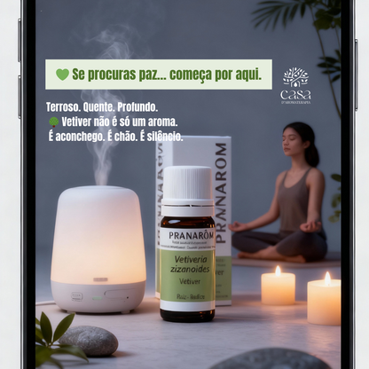 Óleo Essencial Vetiver | Vetiveria zizanoides | 5ml