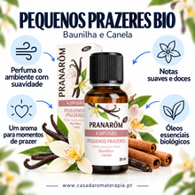 Óleos essenciais para difusor 30ml bio | Pequenos Prazeres Pranarôm