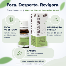Óleo Essencial de Alecrim | Rosmarinus officinalis | qt. Cineol | BIO | 10ml | Pranarôm