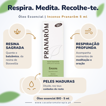 Óleo Essencial de Incenso (olíbano) | Boswellia carteri | BIO | 5ml | Pranarôm