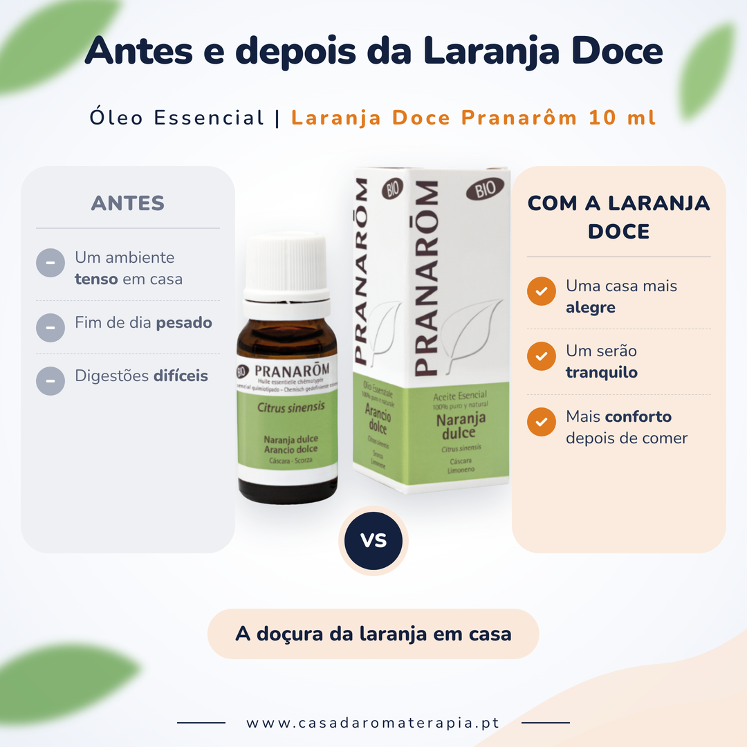 Óleo Essencial de Laranja Doce | Citrus sinensis | BIO | 10ml | Pranarôm