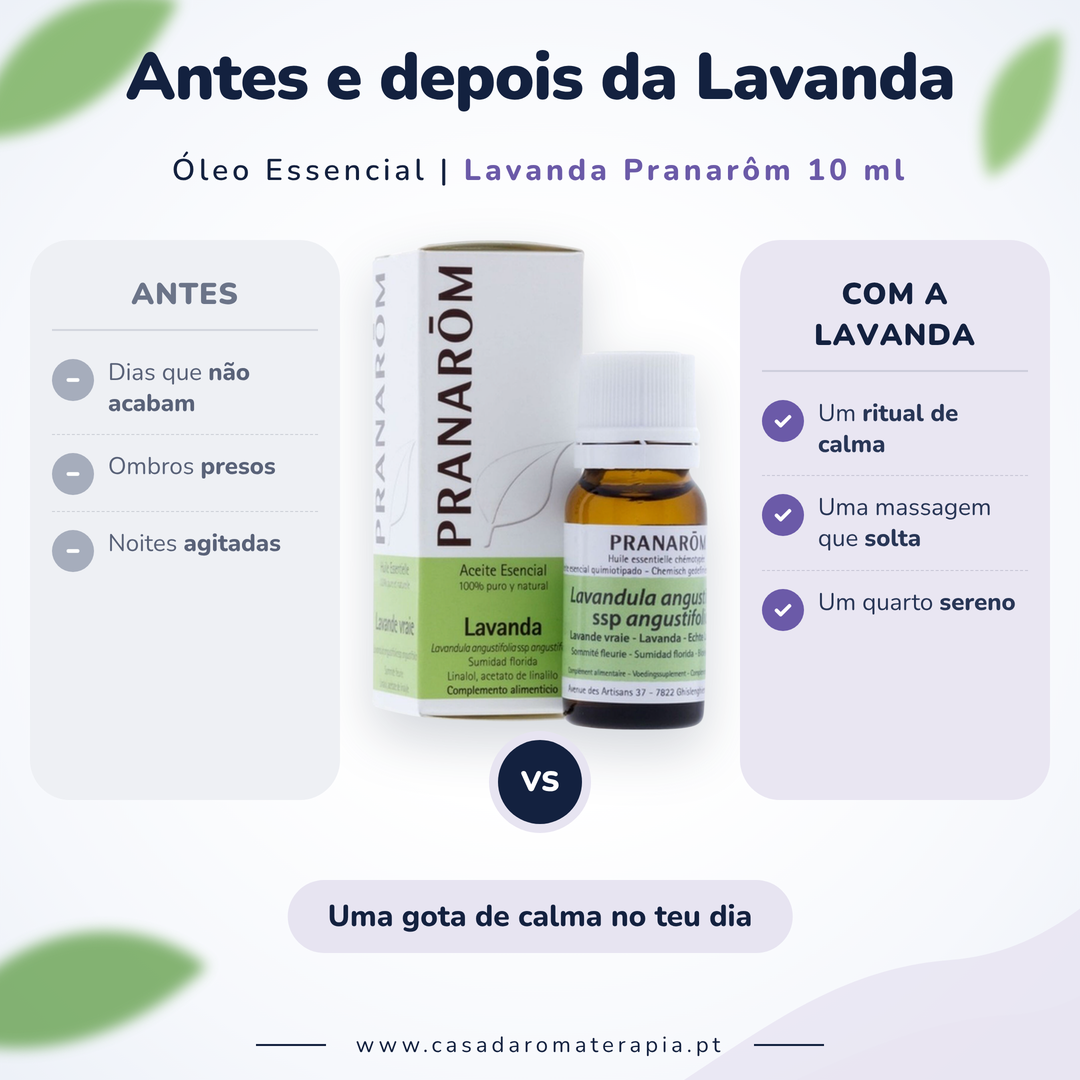 Óleo Essencial de Lavanda | Lavandula angustifolia | BIO | 10ml | Pranarôm