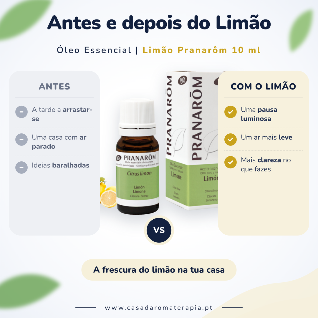 Óleo Essencial de Limão | Citrus limon | BIO | 10ml | Pranarôm