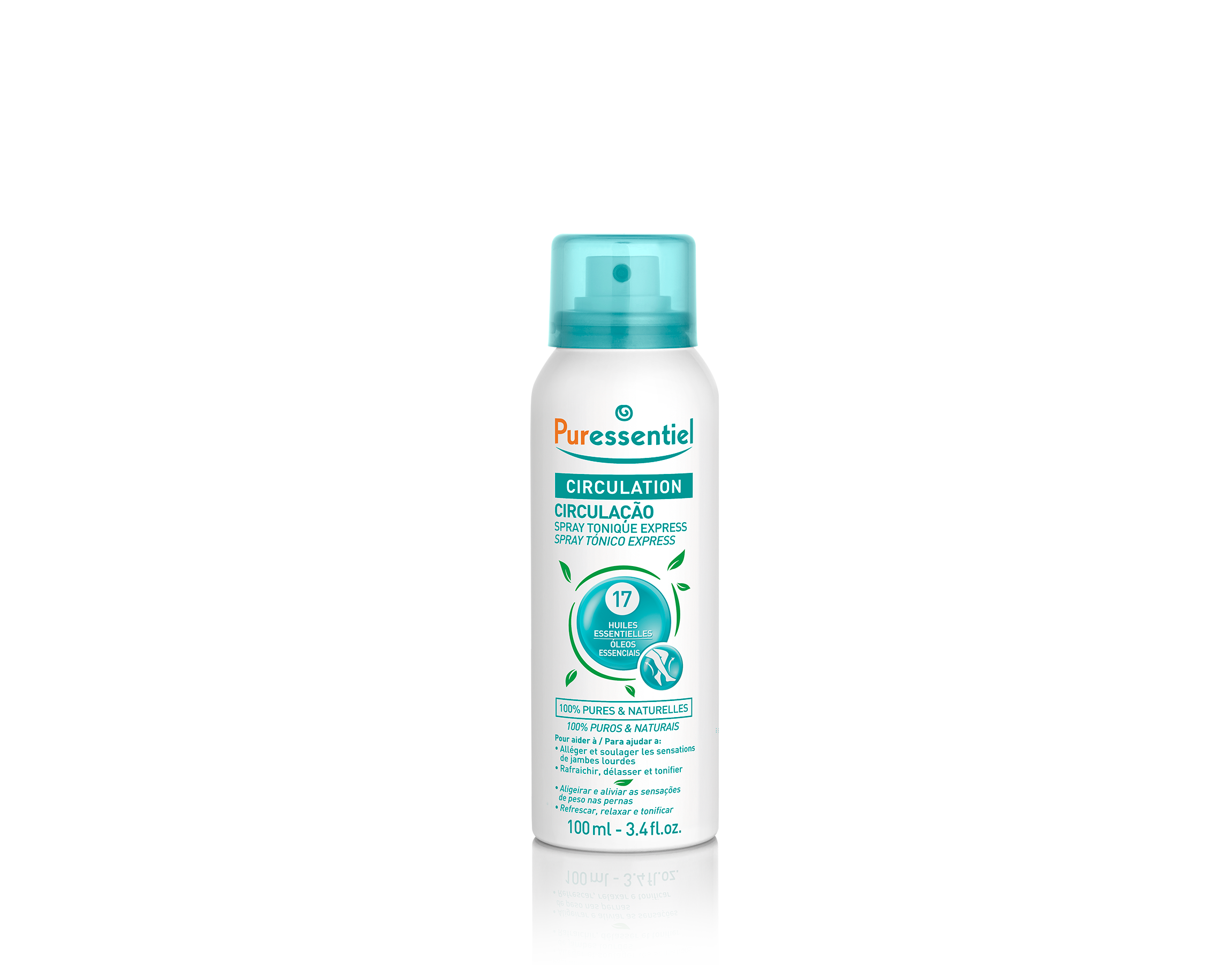 Spray Tónico Express Circulação 100ml | Alívio Imediato para Pernas Cansadas