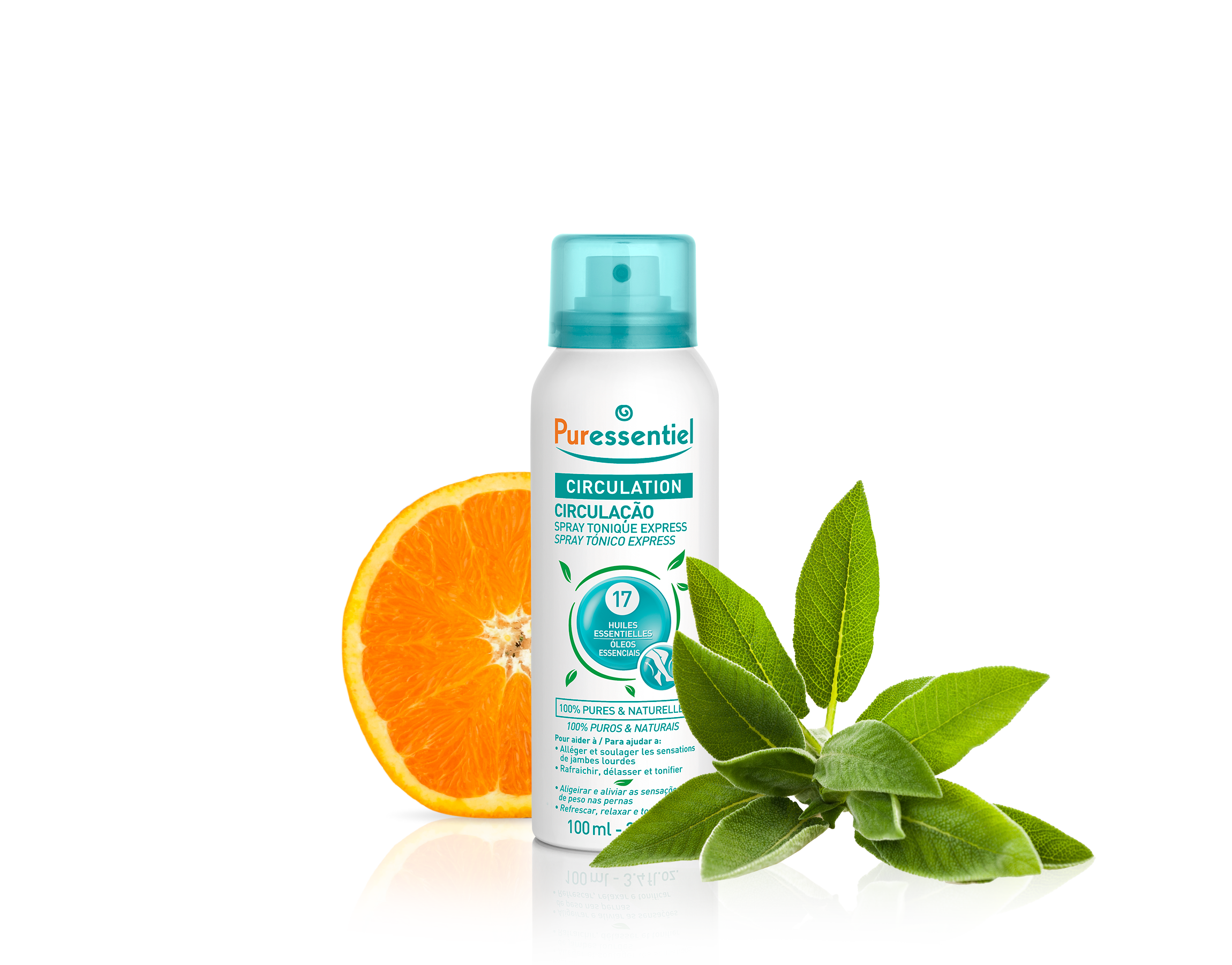 Spray Tónico Express Circulação 100ml | Alívio Imediato para Pernas Cansadas