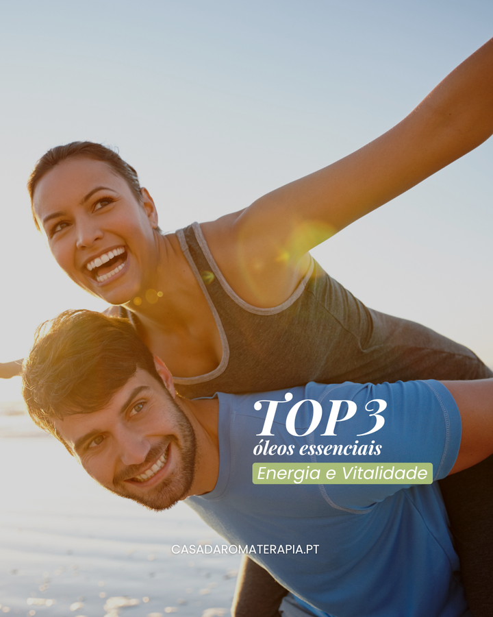 Top 3 Óleos Essenciais: Energia e Vitalidade