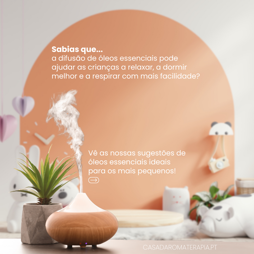 Top 3 Óleos Essenciais: Difusão infantil