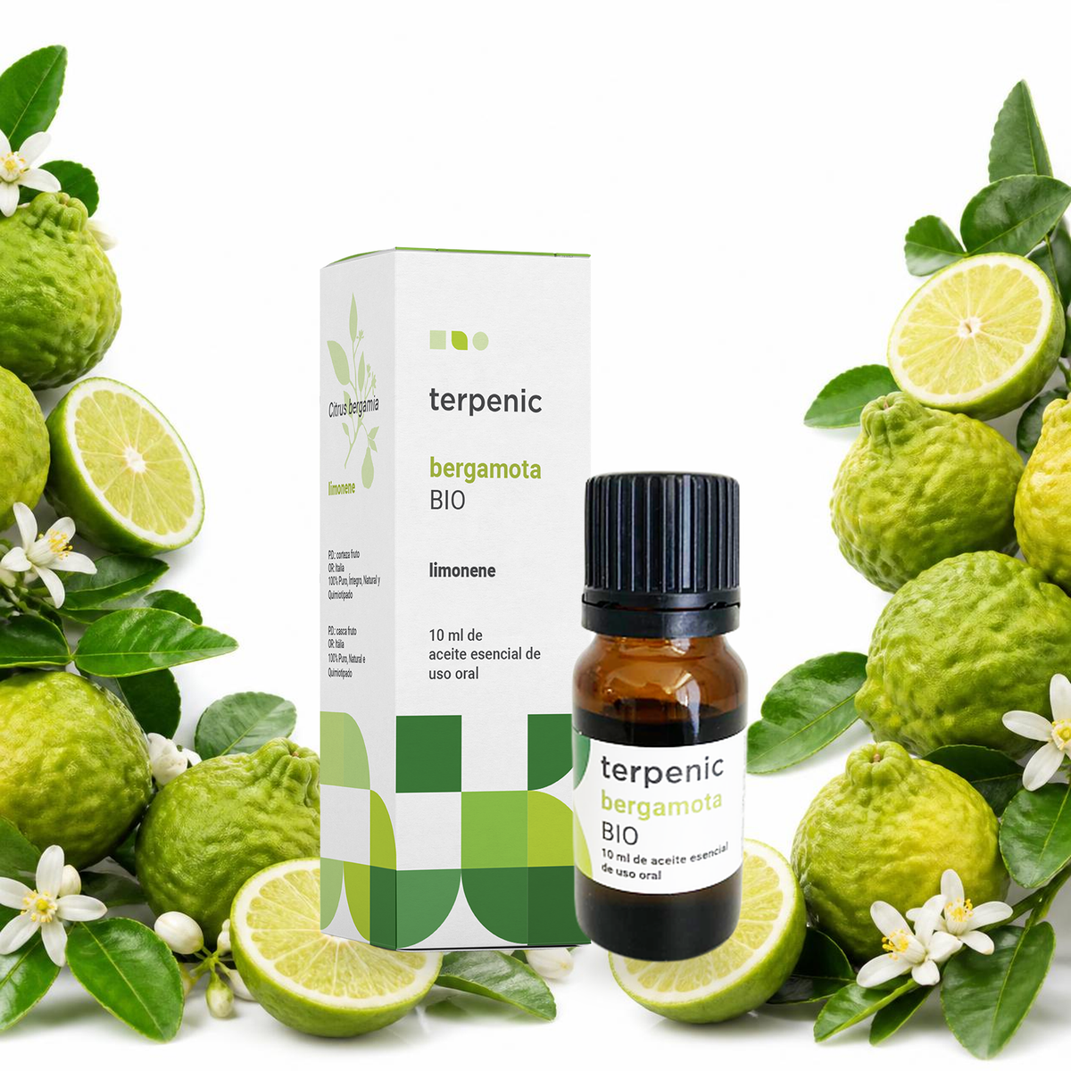 Óleo Essencial de Bergamota BIO Terpenic 10 ml