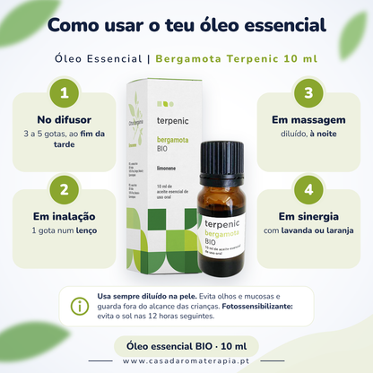 Bergamota Terpenic: como usar