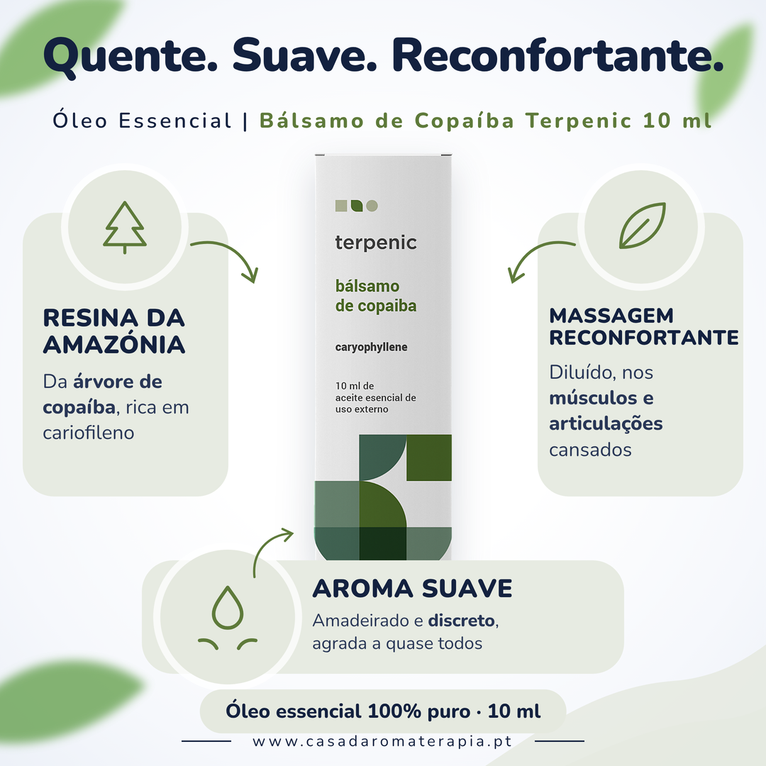 Bálsamo de Copaíba Terpenic: benefícios
