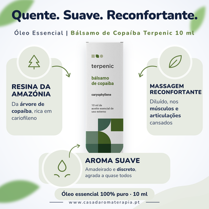 Bálsamo de Copaíba Terpenic: benefícios