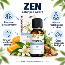 Óleos essenciais para difusor 30ml bio | Zen Pranarôm