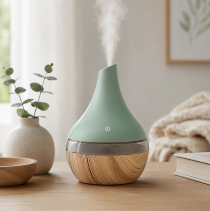Difusor Humidificador de Óleos Essenciais por Ultrassons Aerys - USB, Reservatório 300 ml