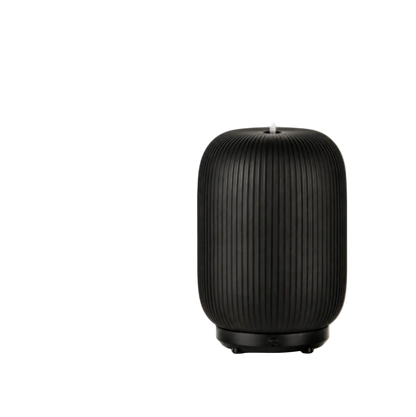Difusor de Óleos Essenciais por Ultrassons Eluné - Vidro Fumado Texturado com Luz LED