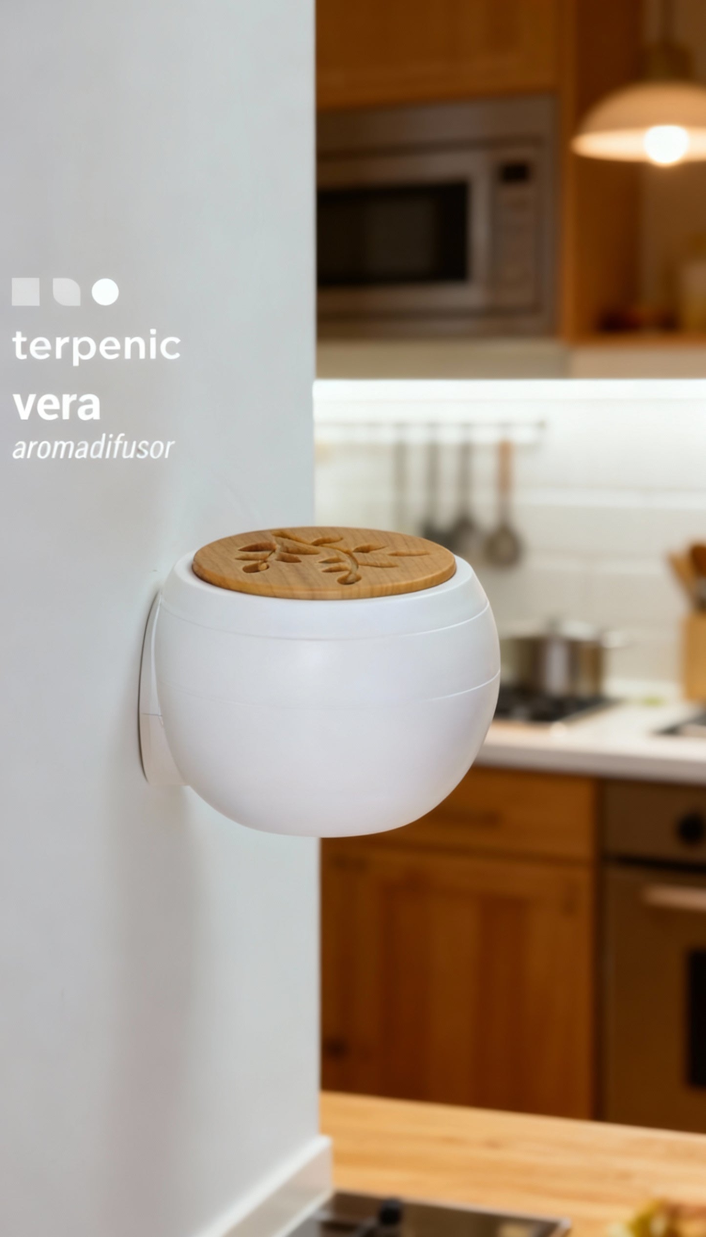 Difusor ultra-sónico de parede Vera
