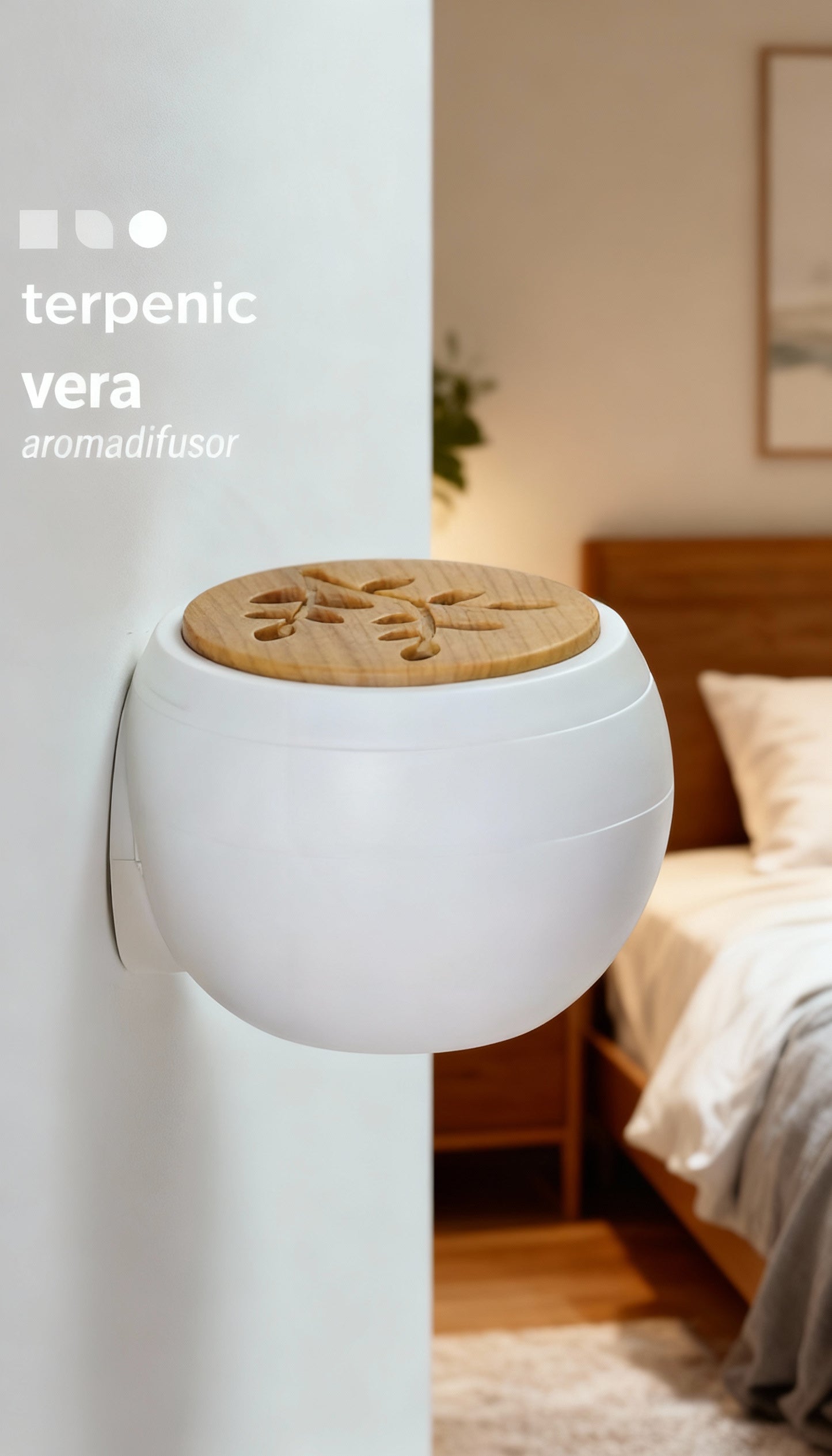 Difusor ultra-sónico de parede Vera