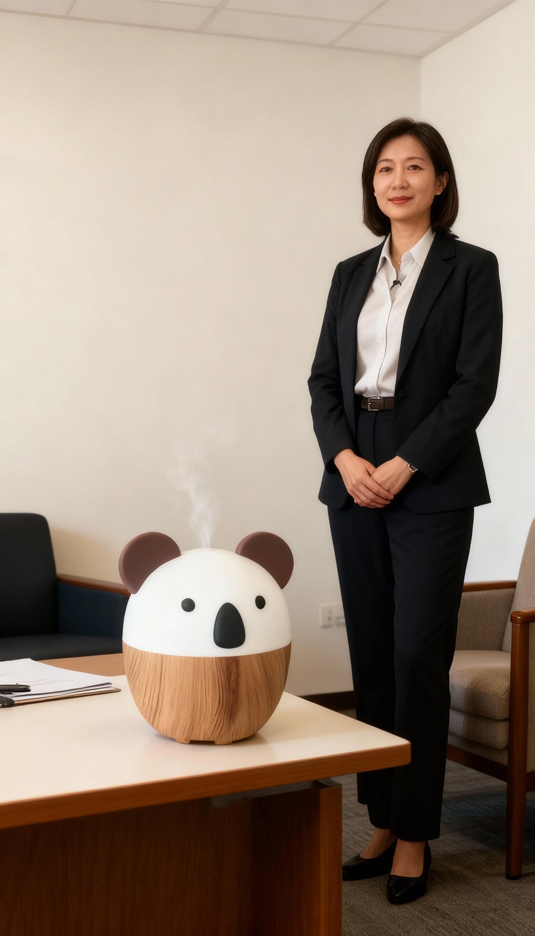 Difusor Ultrassónico para Óleos Essenciais | Infantil Panda Woofie